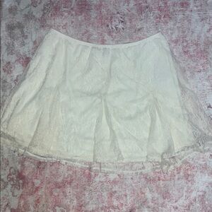 NWT Wild Fable Cream Lace Mini Skirt